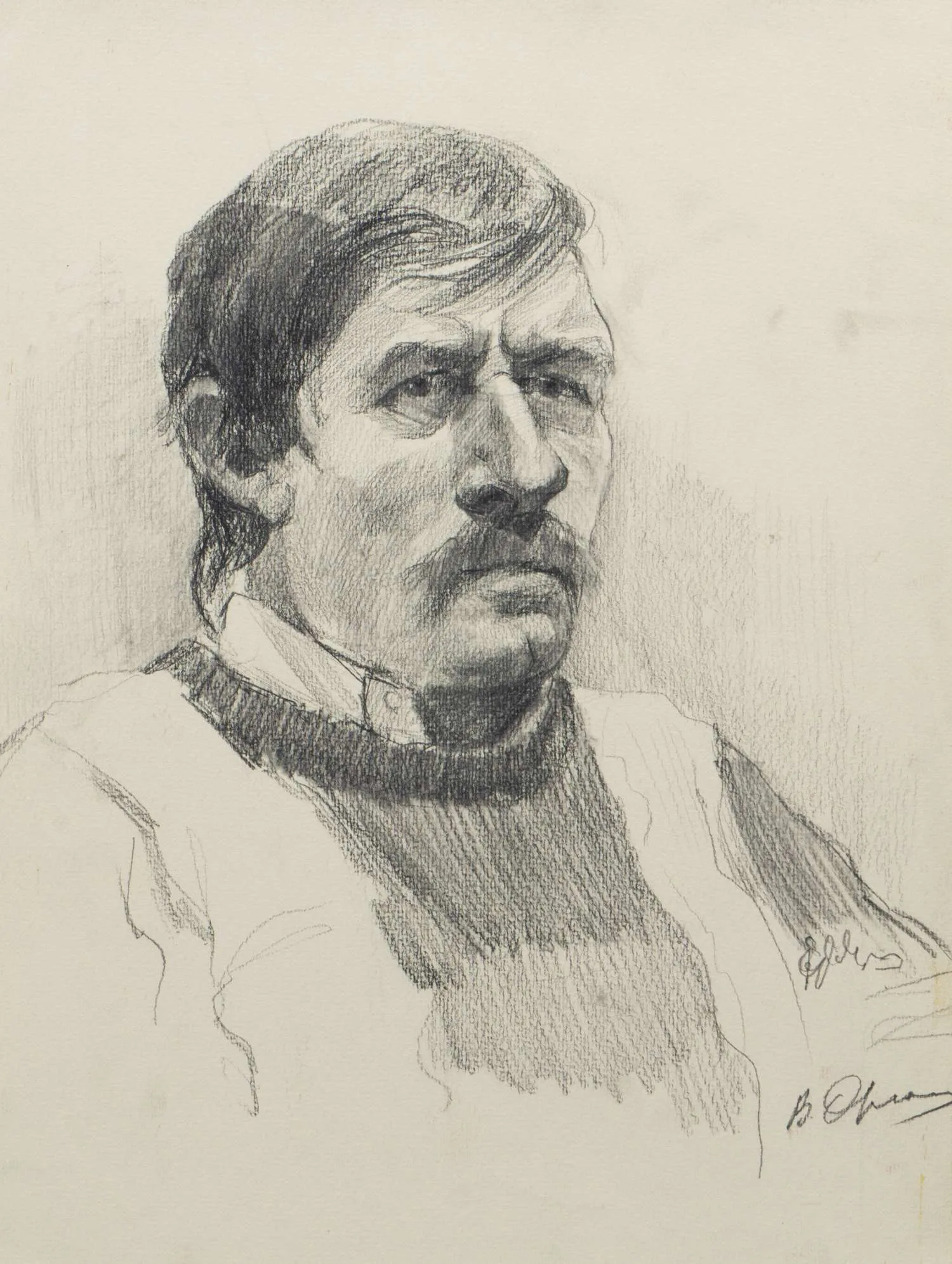 Ермаков Геннадий Александрович. Портрет кинорежиссера Орехва В.К. 1979.