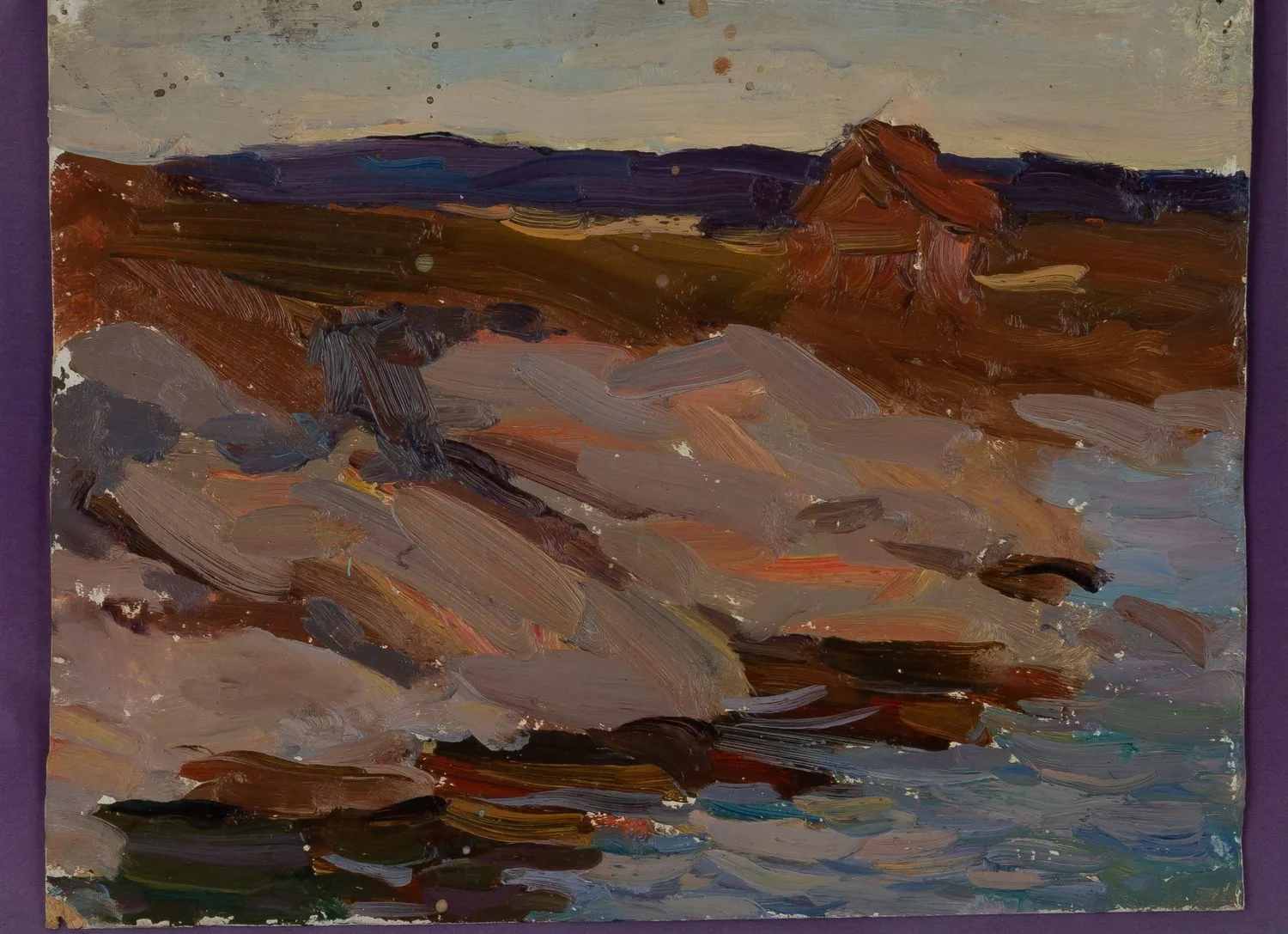 Назаров Константин Борисович. Берег моря (русский север). 1956.