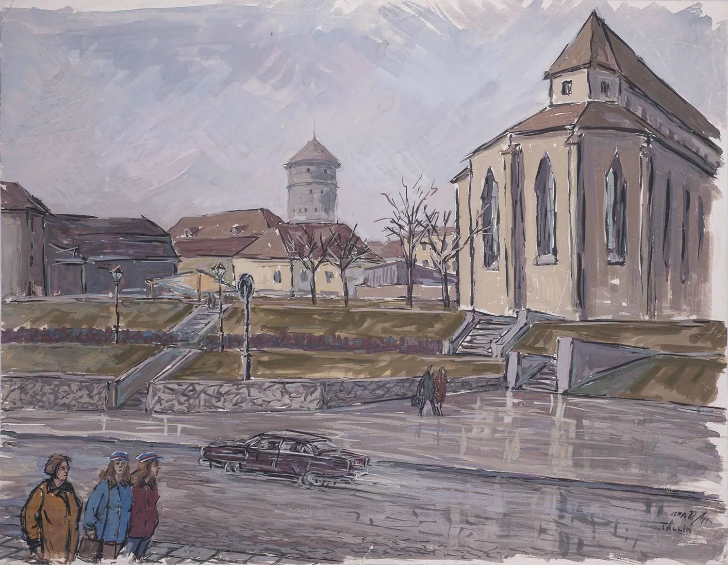Жаренов Александр Сергеевич. Таллин. 1972.