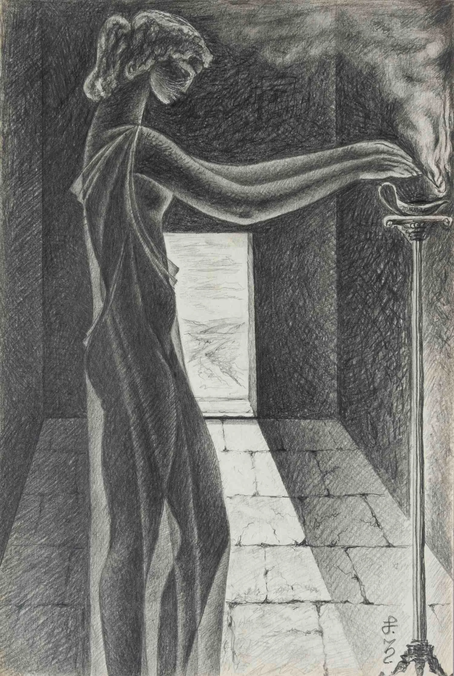 Рябов С. Деметра у пламени. 1972.