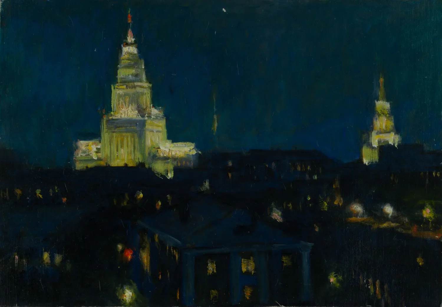 Соколов Николай Александрович. Вечер в Москве. 1960.