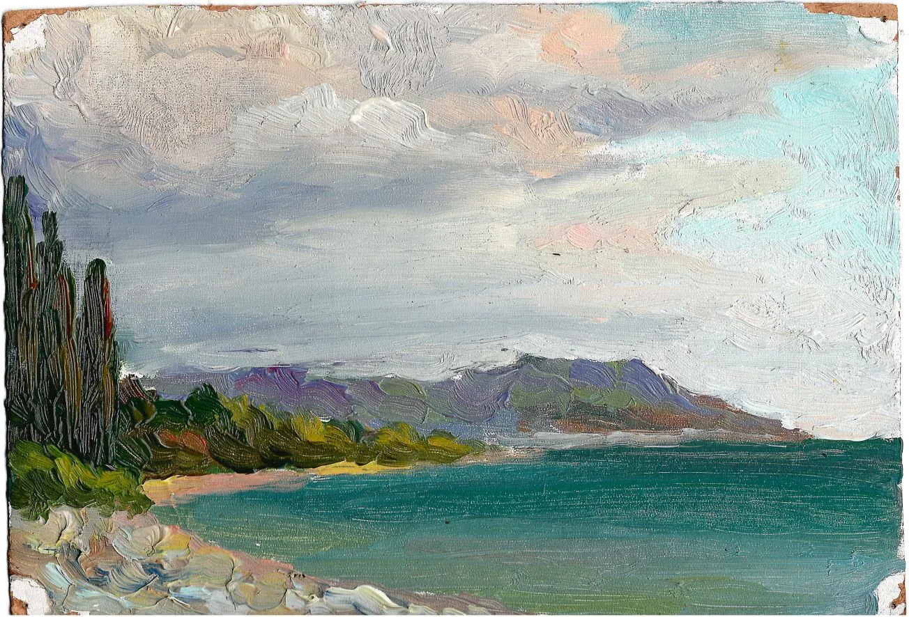 Кривошей Игорь Ефимович. Будет дождь (Кавказ). 1958.