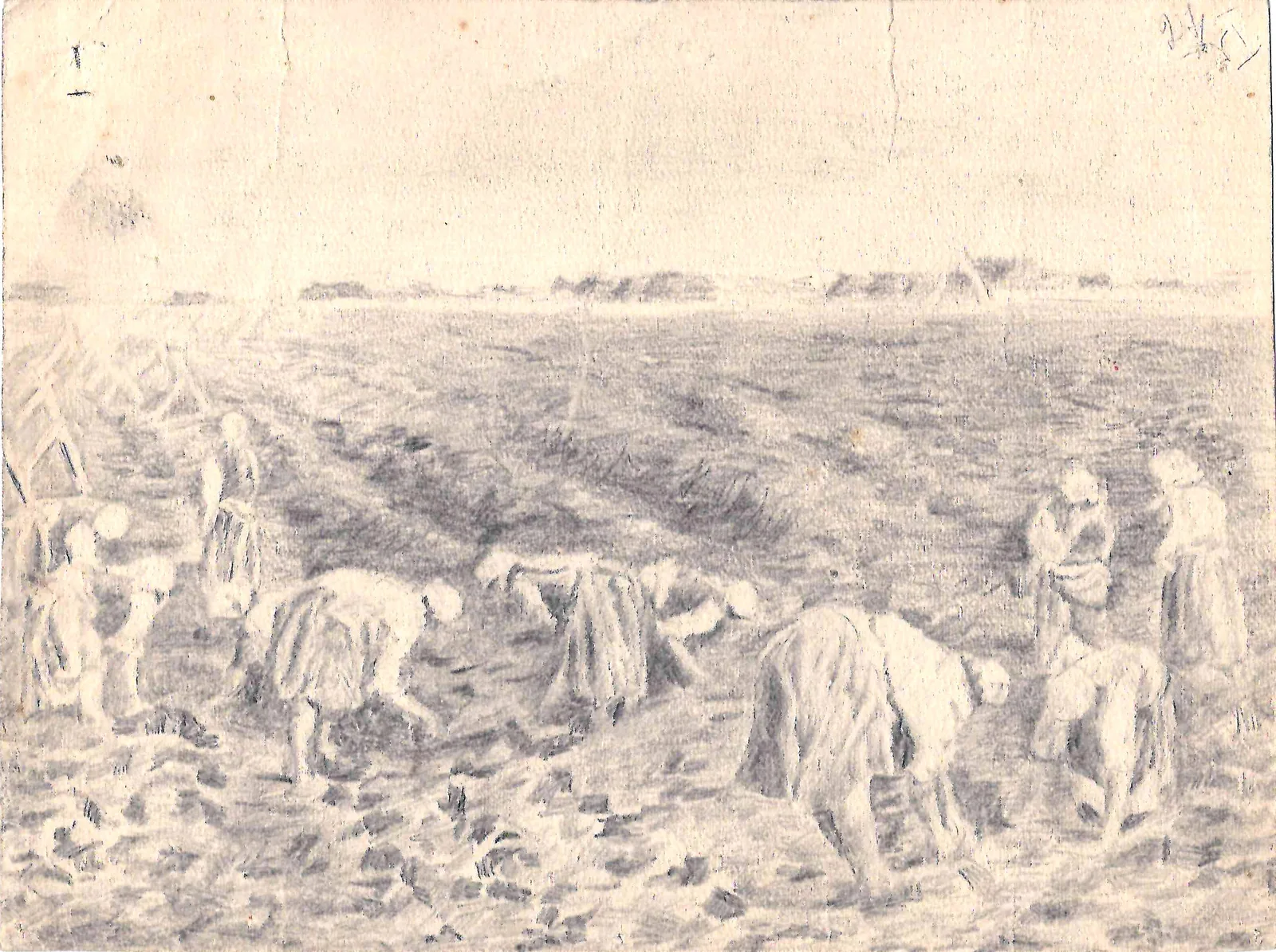 Кулагин Александр Сергеевич. Сбор урожая. 1979.