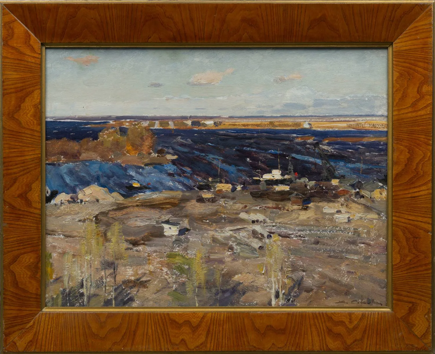 Соколов Александр Иванович. Ветренный день. 1960-е годы.