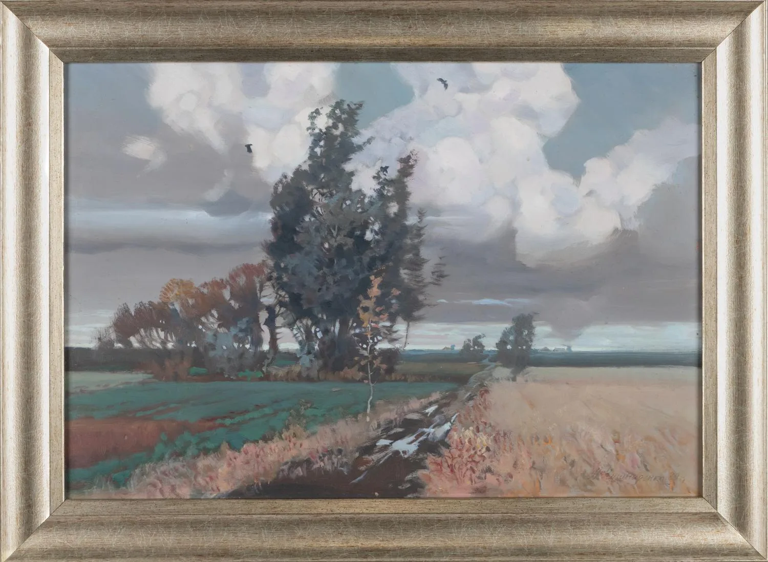 Кушниренко Александр Васильевич. Ненастье. 1989