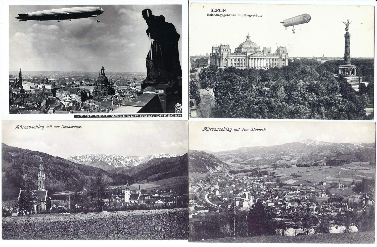 Германия, Австрия. 6 открыток. Первая треть XX века.