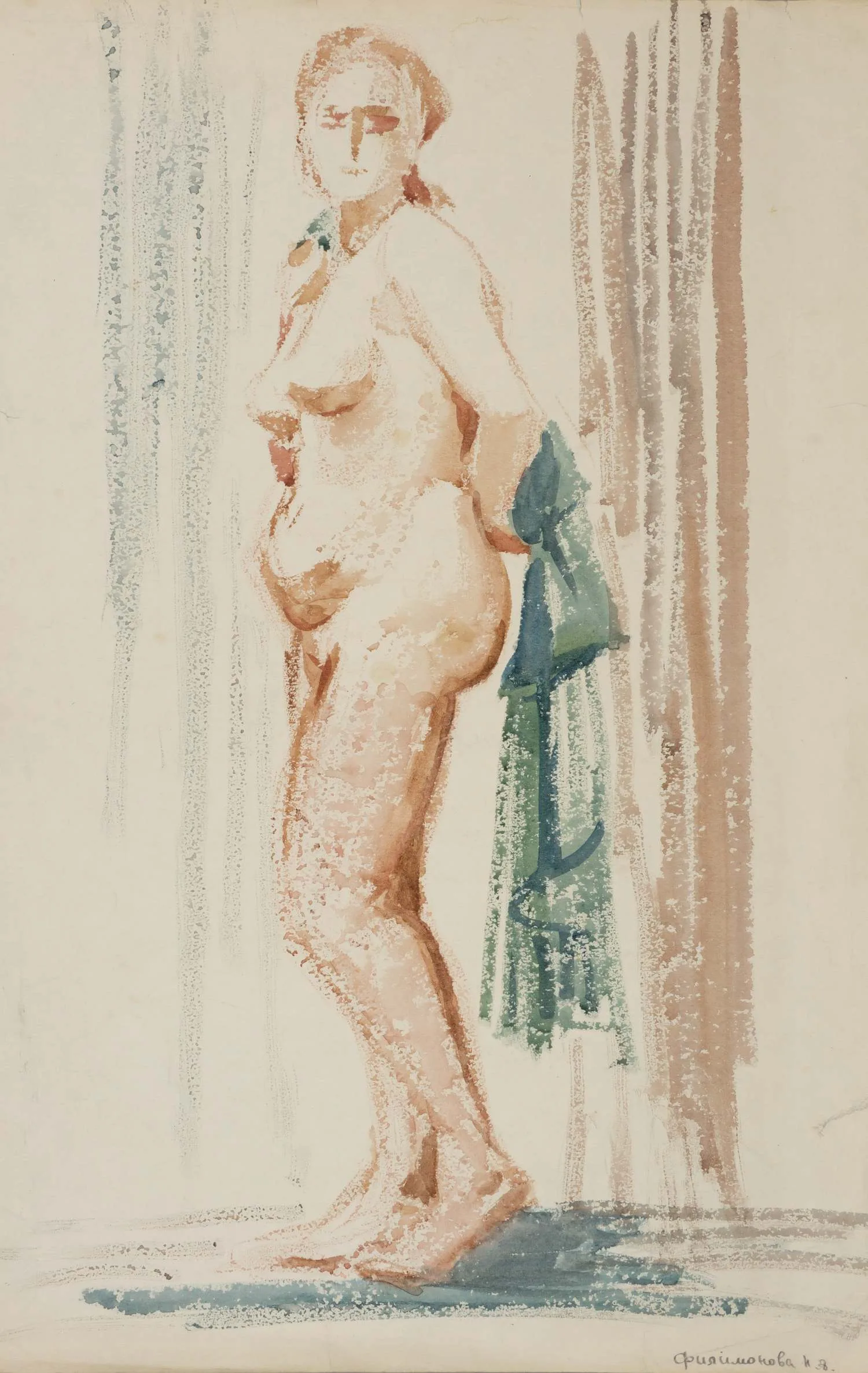 Филимонова Н.А. Натурщица. 1970-е годы.