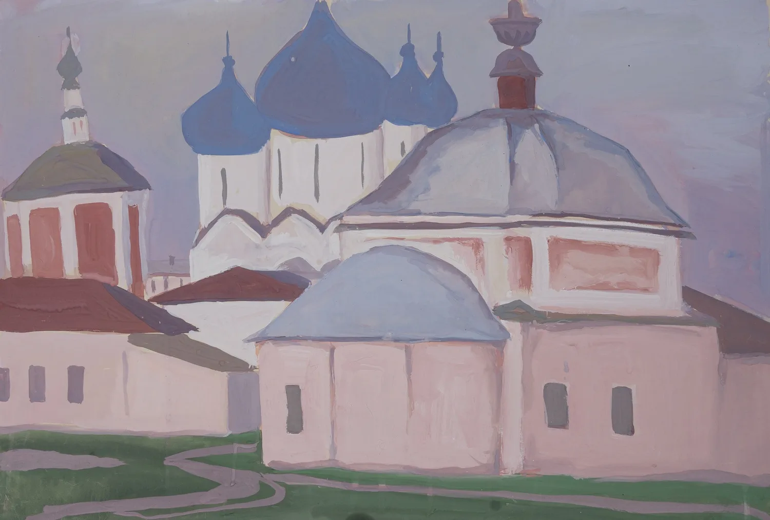 Назаров Константин Борисович. Монастыри. Суздаль. 1969.