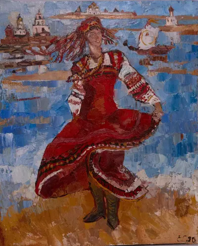 Старостина Елена. "Волхова". 1990 г.