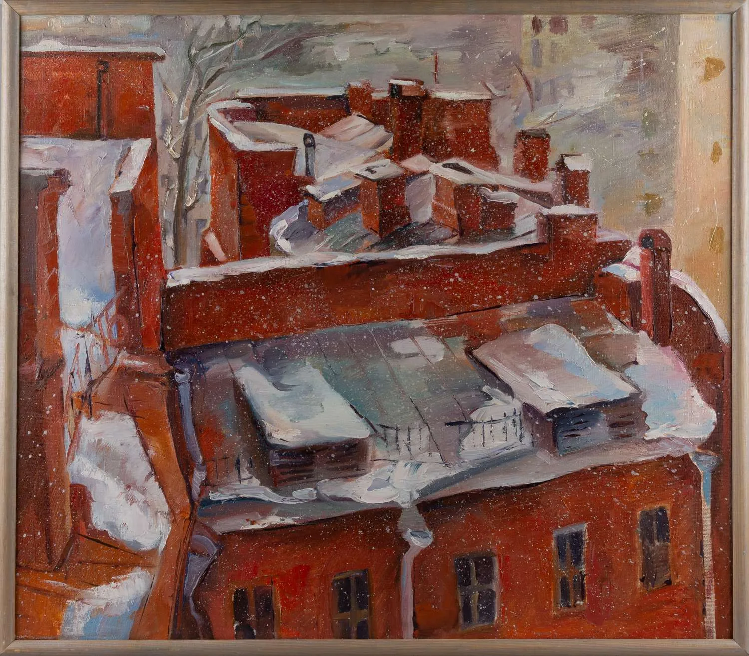 Старостина Елена Владимировна. Последний снег на масловке. 2005.