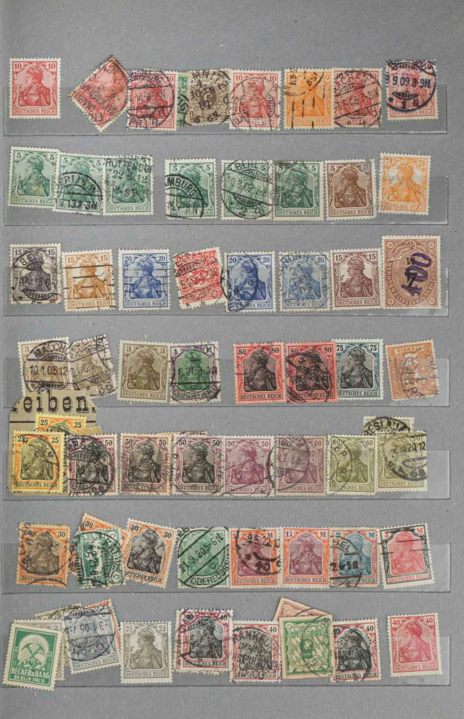 Германия. Более 700 марок. 1900-е - 1940-е годы.