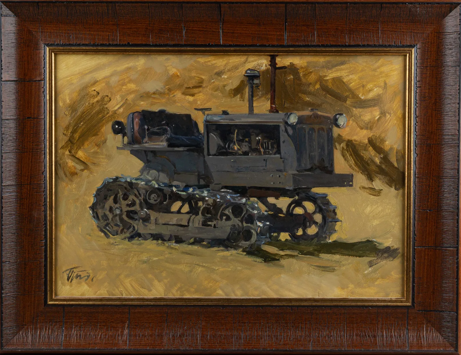 Виктор Прибыловский. Этюд к картине "Сбор урожая". 1947 г. — фото 1