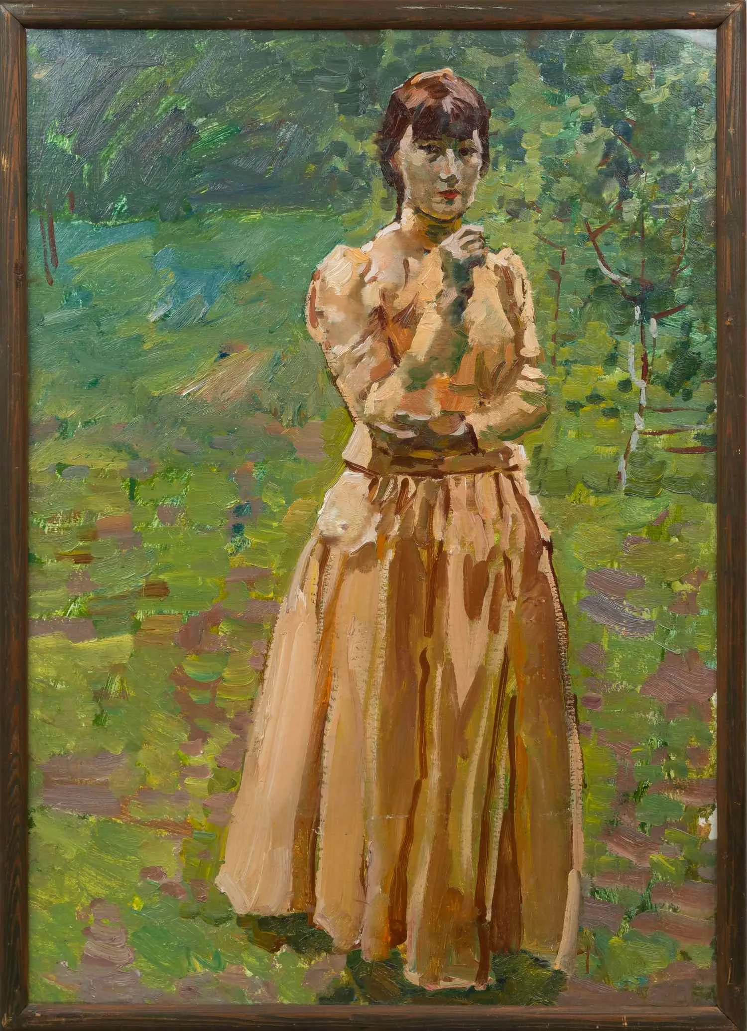 Самсонов Марат Иванович. Портрет жены. Из собрания вдовы художника. 1960-е годы.