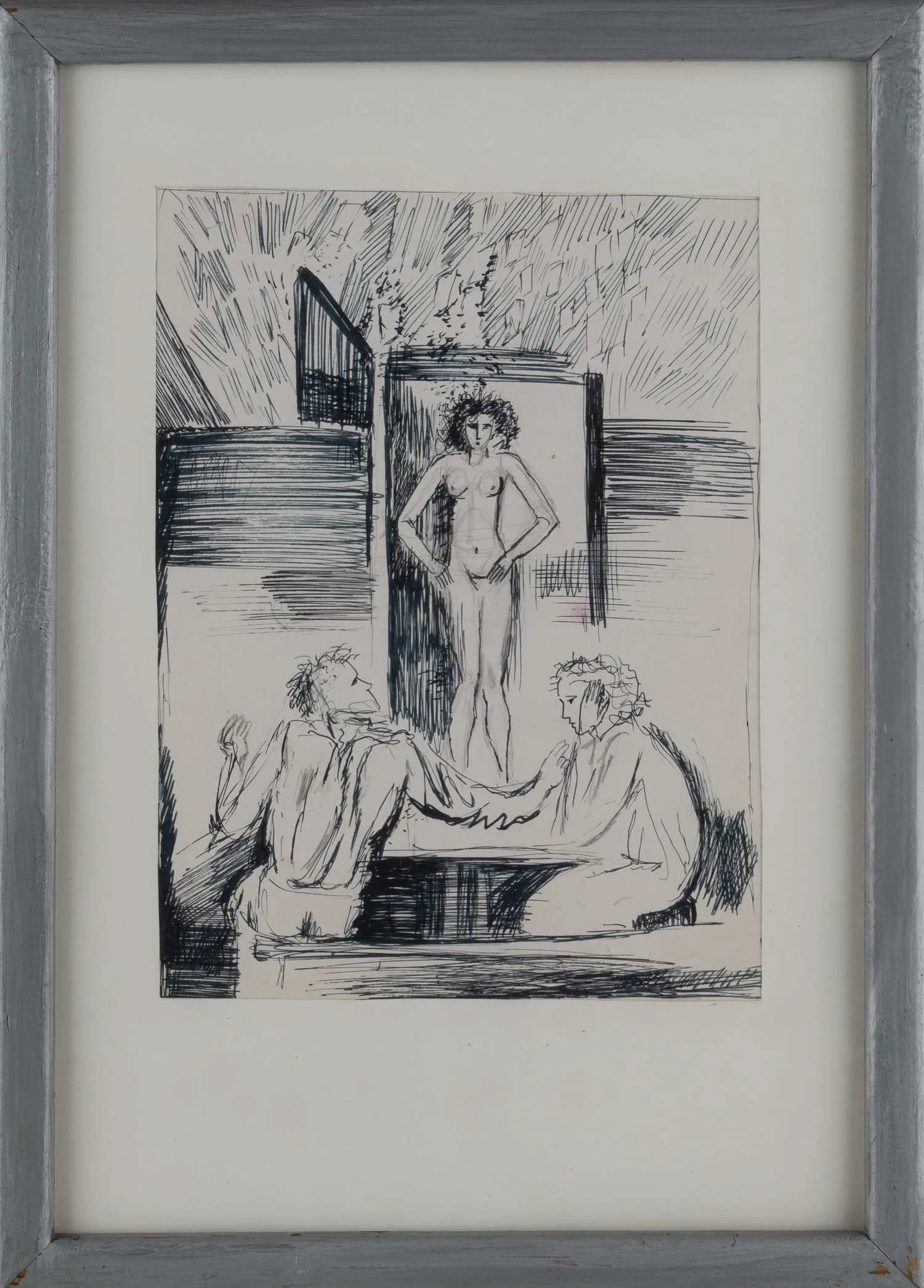 Шафранский Александр Степанович. Сюжетная композиция. 1980-е годы.