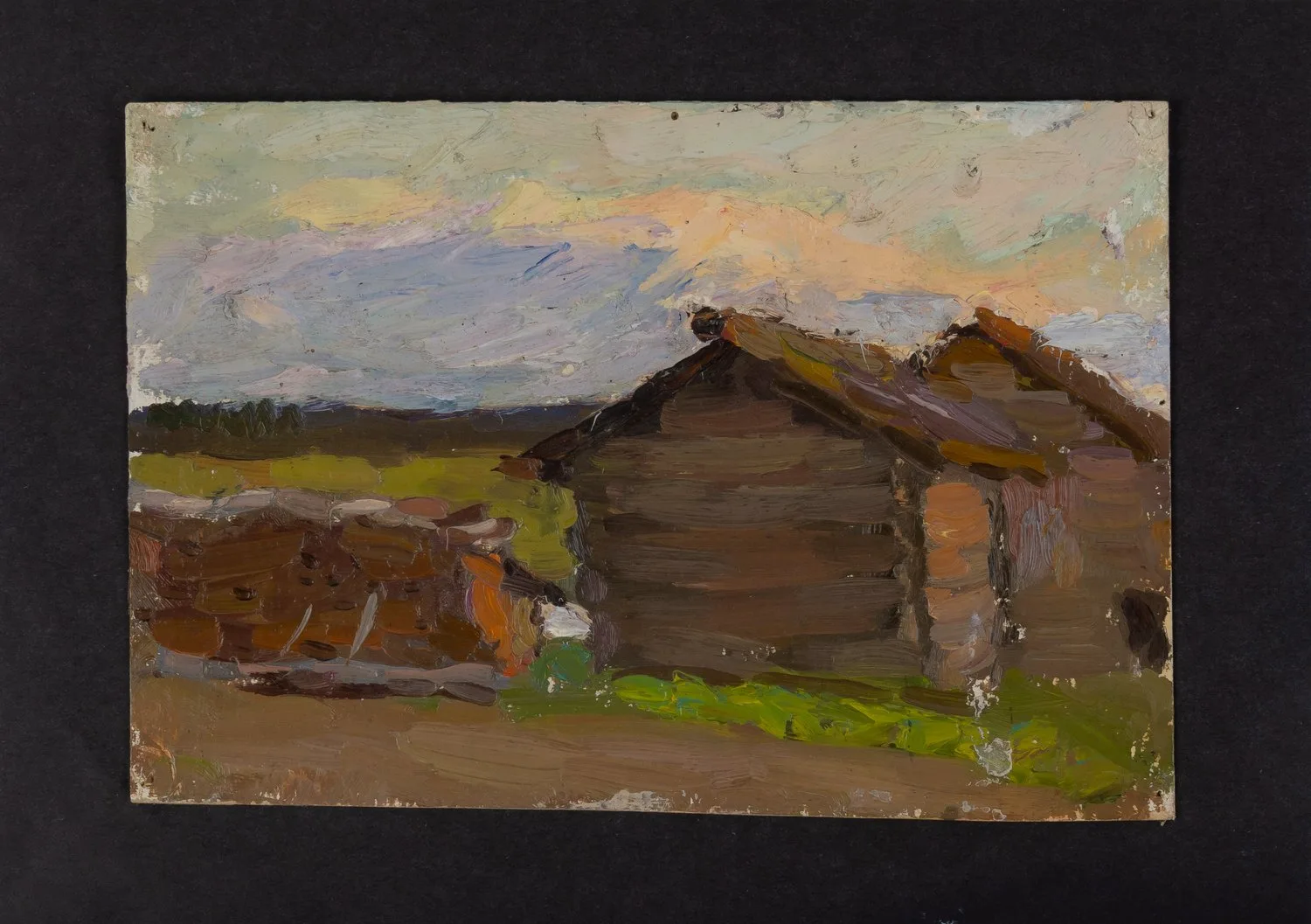 Назаров Константин Борисович. Утро (русский север). 1956.