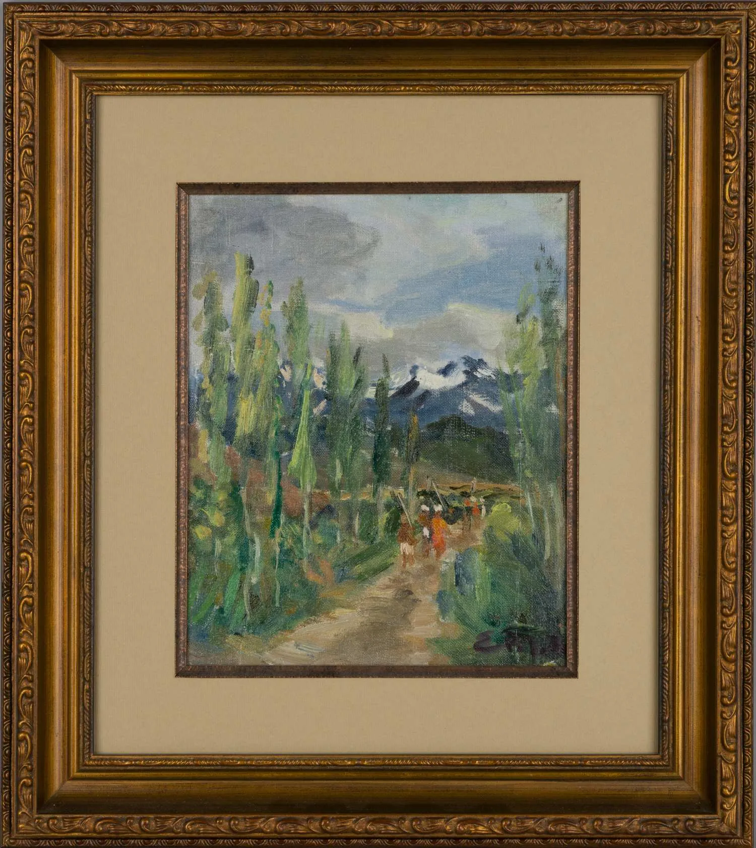 Родова Елена Ильинична. Этюд «Дорога в горы». 1930-е.