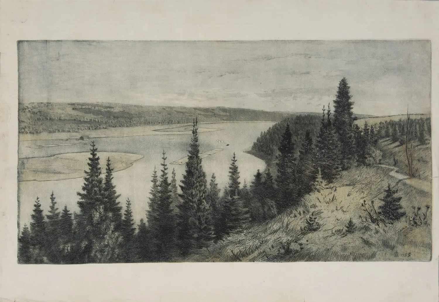 Дмитриев Олег Алексеевич. Георгиевский собор. (Малоярославец). 1945.