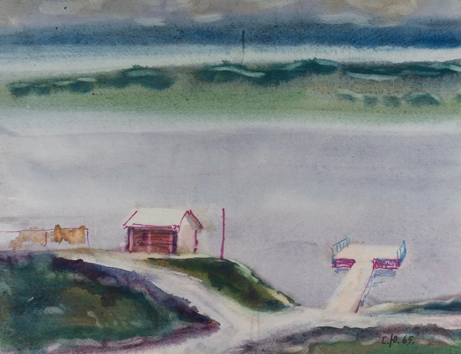 Юнтунен Суло Хейккиевич. Каменный остров. 1965.