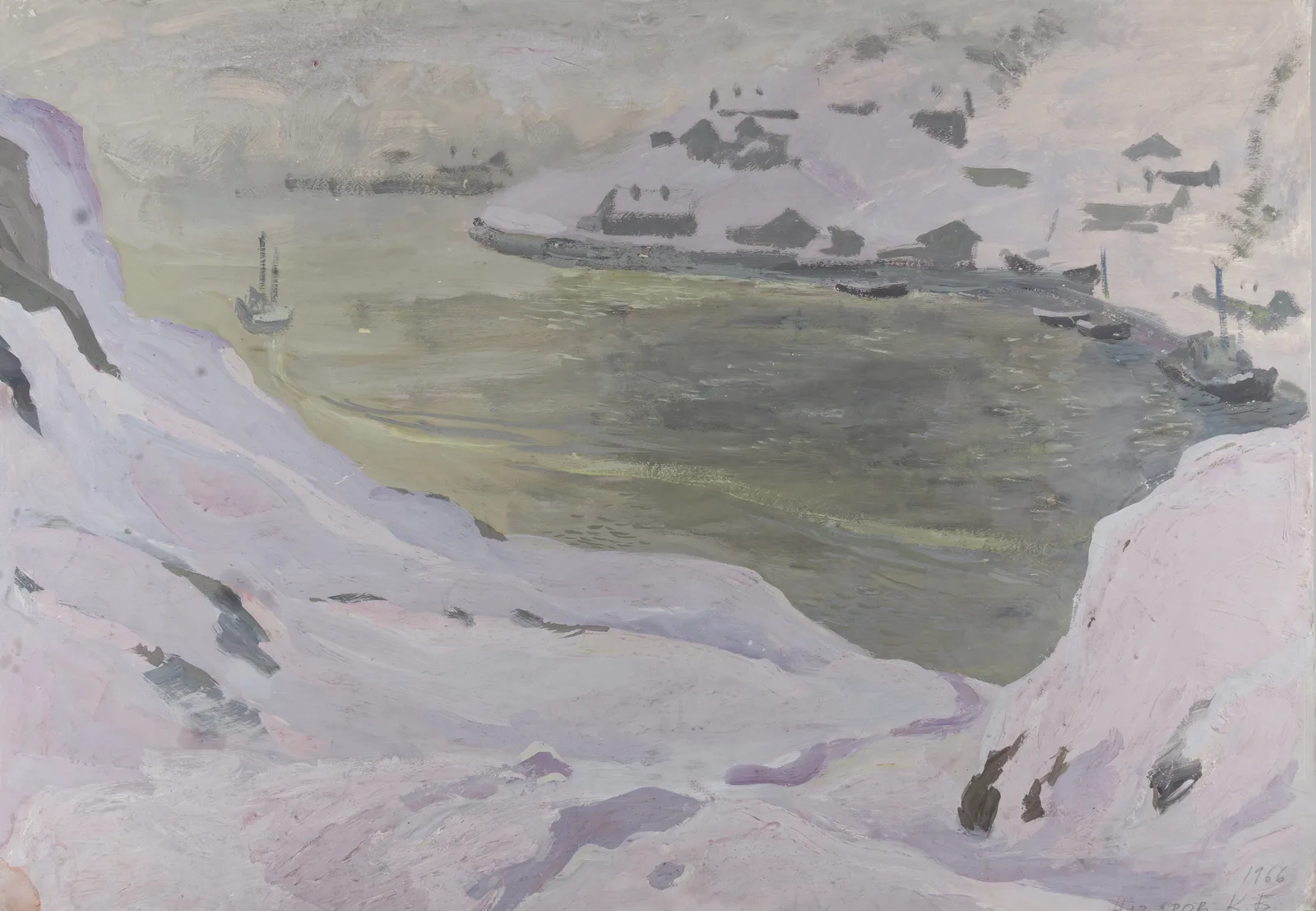 Назаров Константин Борисович. Розовая бухта. 1966.