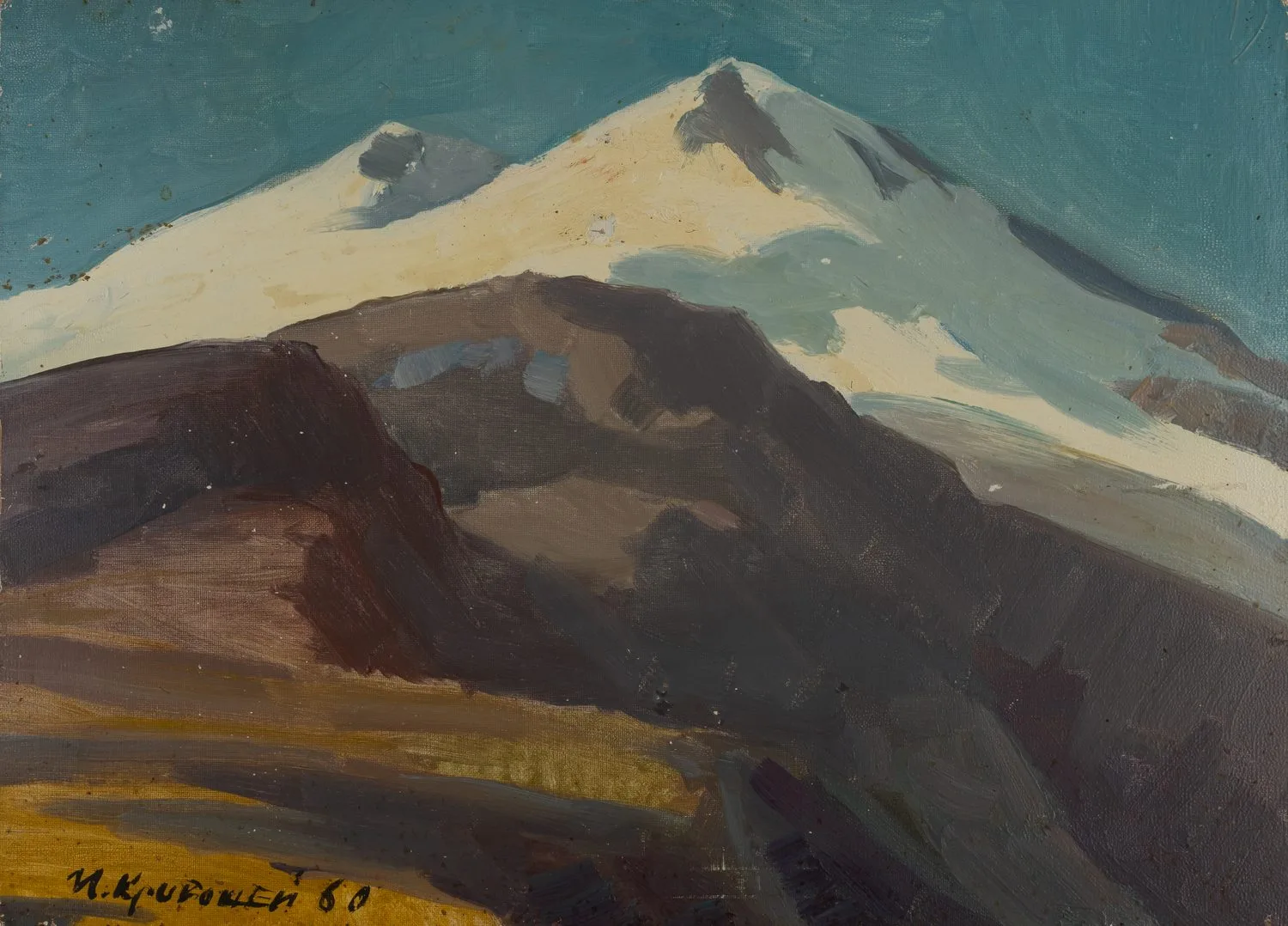Кривошей Игорь Ефимович. Горы. 1960.