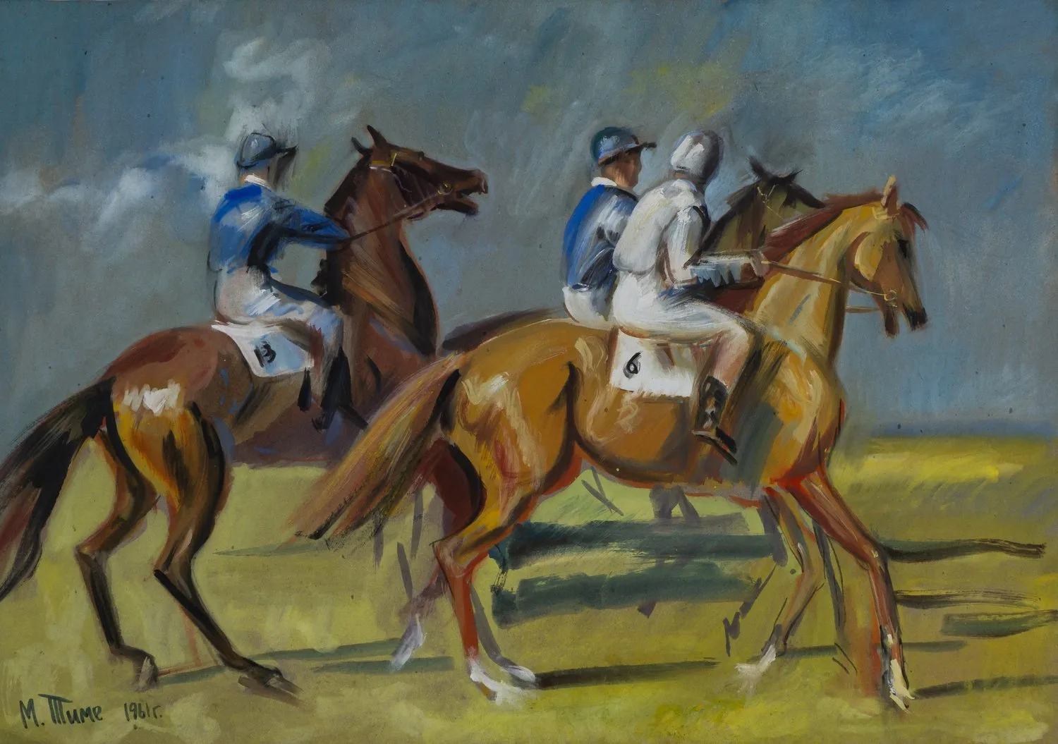 Марина Тиме. "Жокеи". 1961 г.