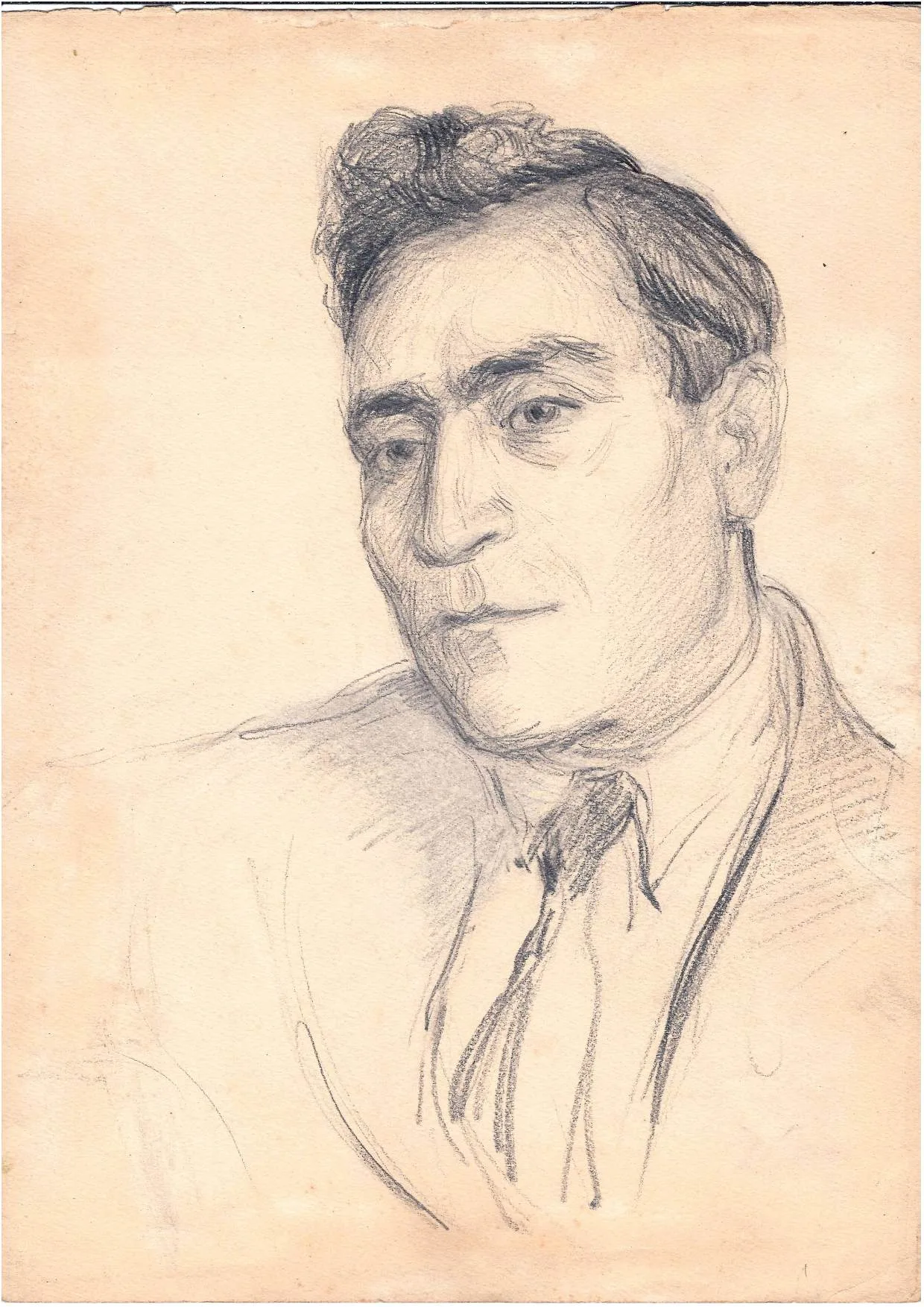 Кондахчан Ерванд Саакович. Автопортрет. 1960-е годы.