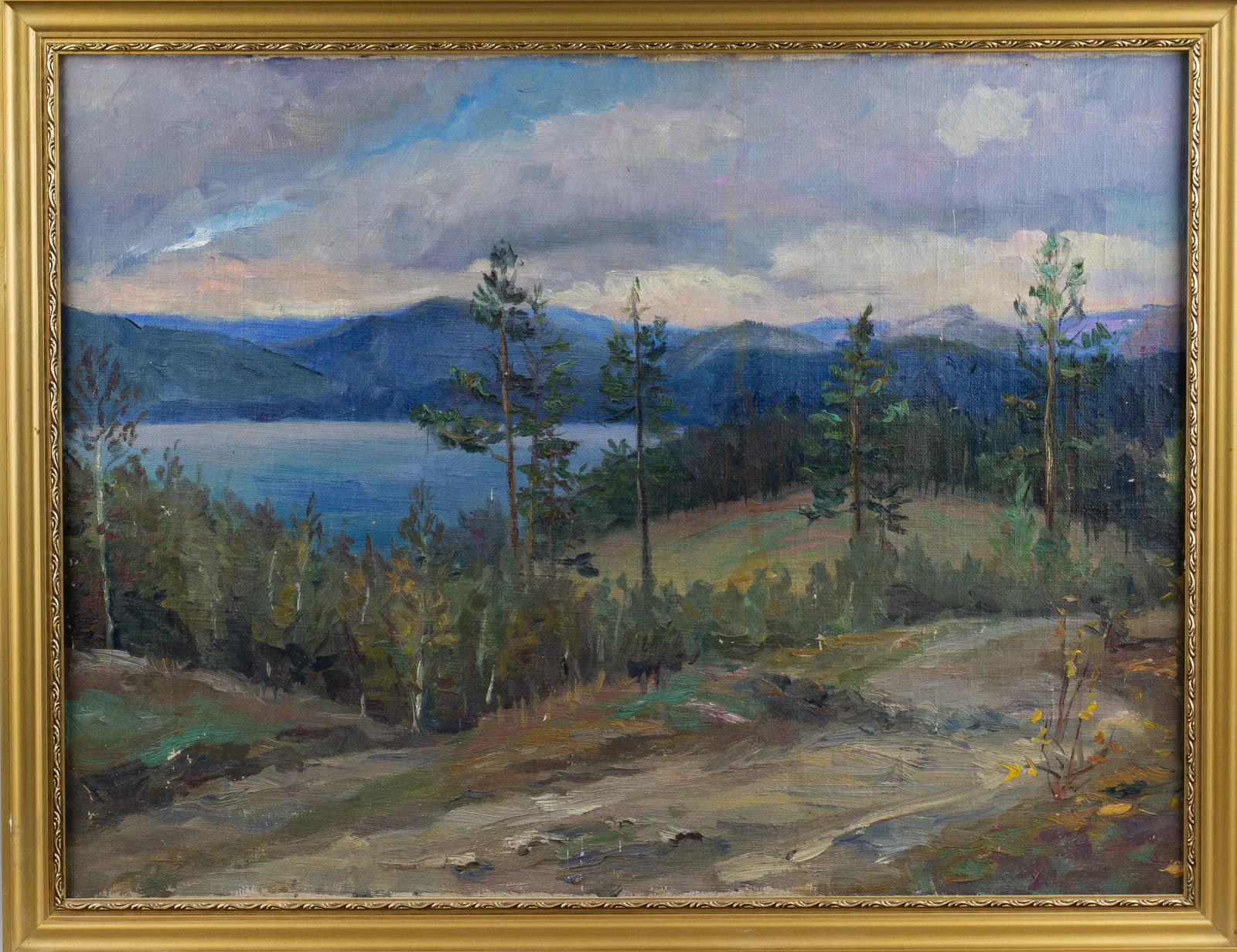 Татьяна Горчакова. "Озеро Тургояк". 1962 г. — фото 1