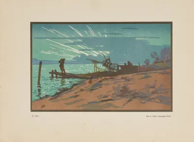 Фалилеев Вадим Дмитриевич. У перевоза. 1910-е годы.