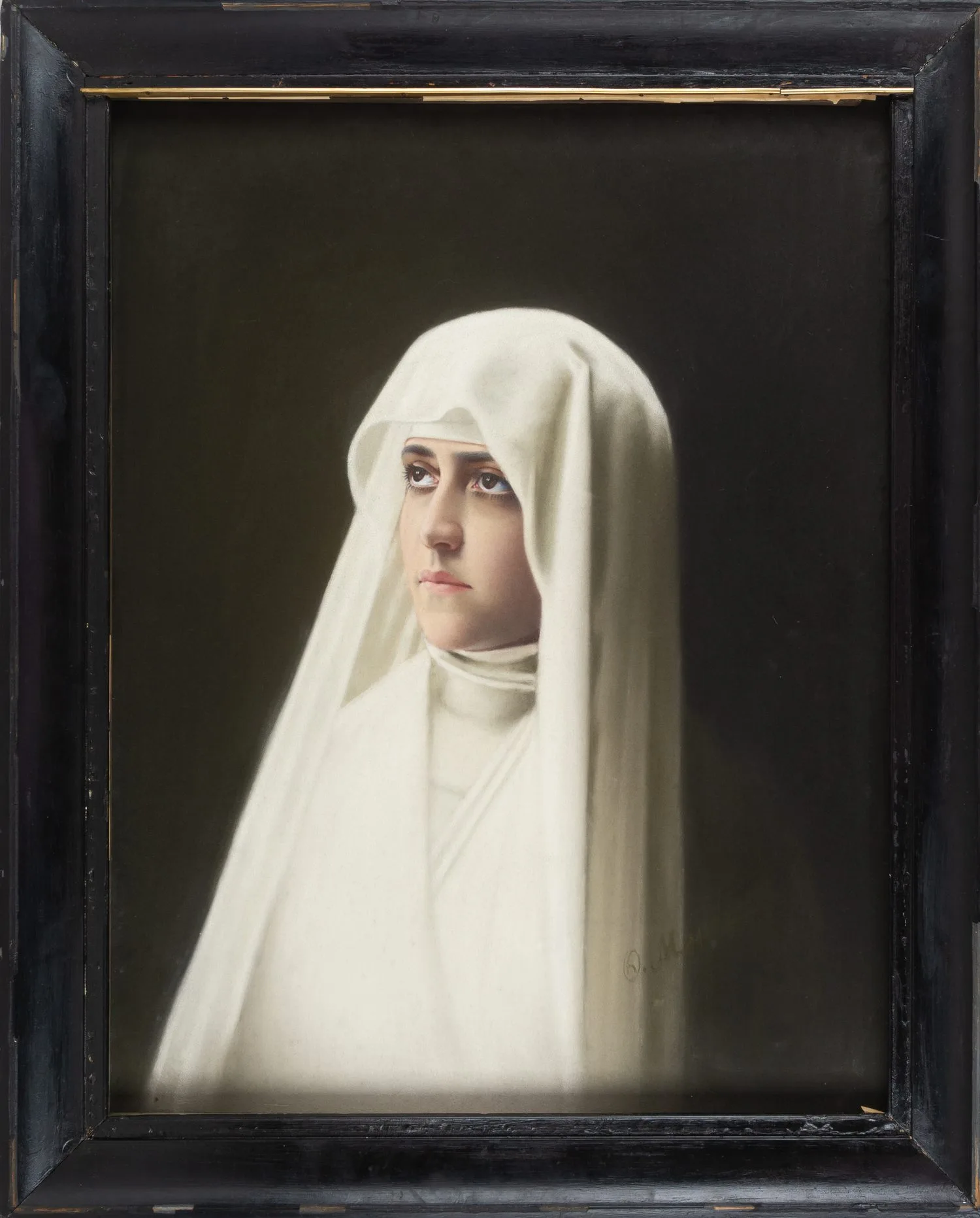 Миронов Ф.Н. Сестра Беатриса. Картина по спектаклю «Сестра Беатриса», которая была поставлена Всеволодом Мейерхольдом. Начало XX века, до 1917 года.