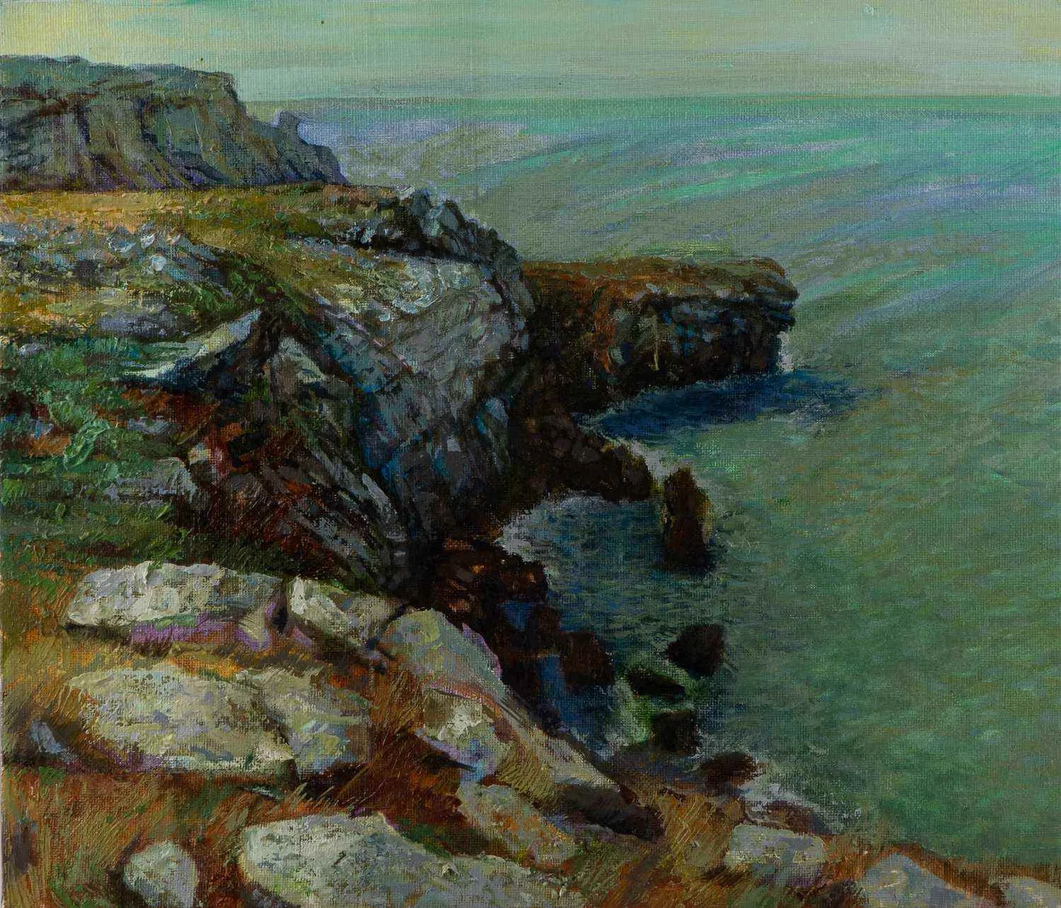 Елена Музыка. Запад Крыма, Рыжая скала. 2025.