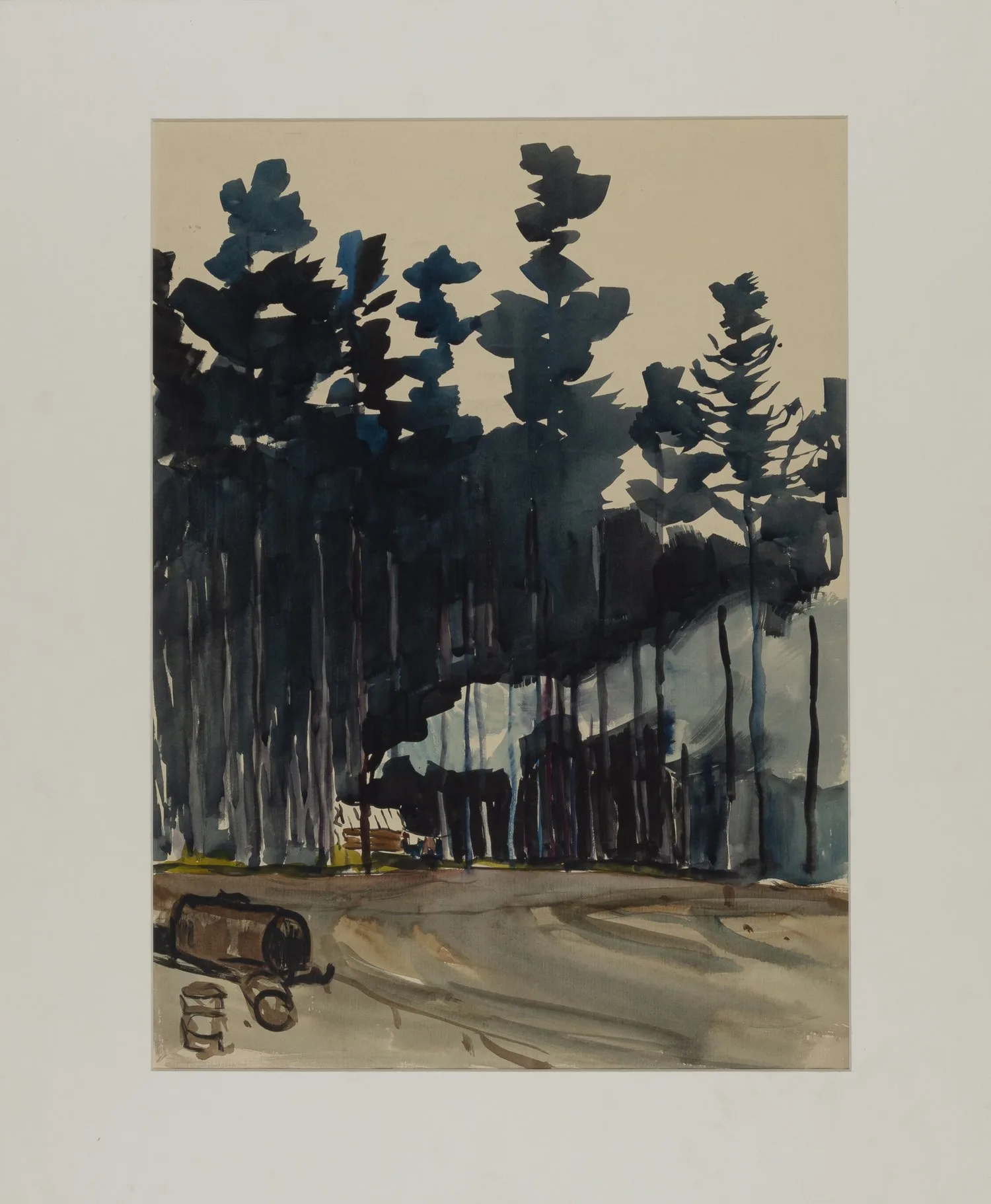 Евтихиев Александр Васильевич. Михайловское. 1958