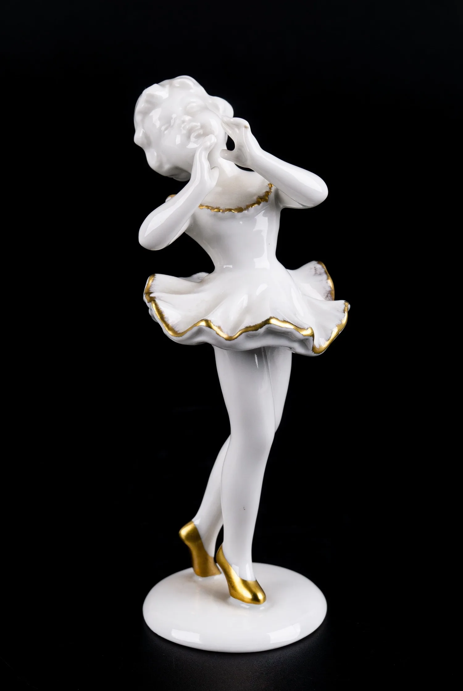 Статуэтка «Маленькая балерина». Германия, фирма Schaubach Kunst, 1953-1962 годы.