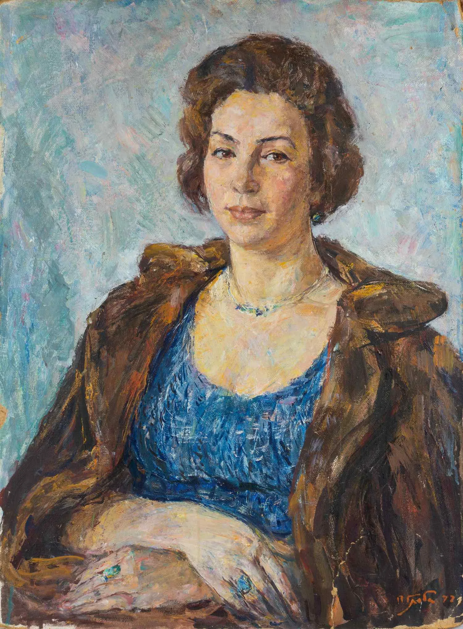 Глоба Павел Филиппович. Портрет Людмилы Терси-Логачёвой. 1977.