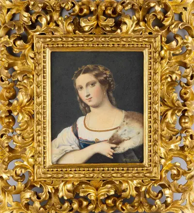 Лобанова Надежда (Lobanoff Nadine). Форнариана (по картине Себастьяно дель Пьомбо). XIX век.