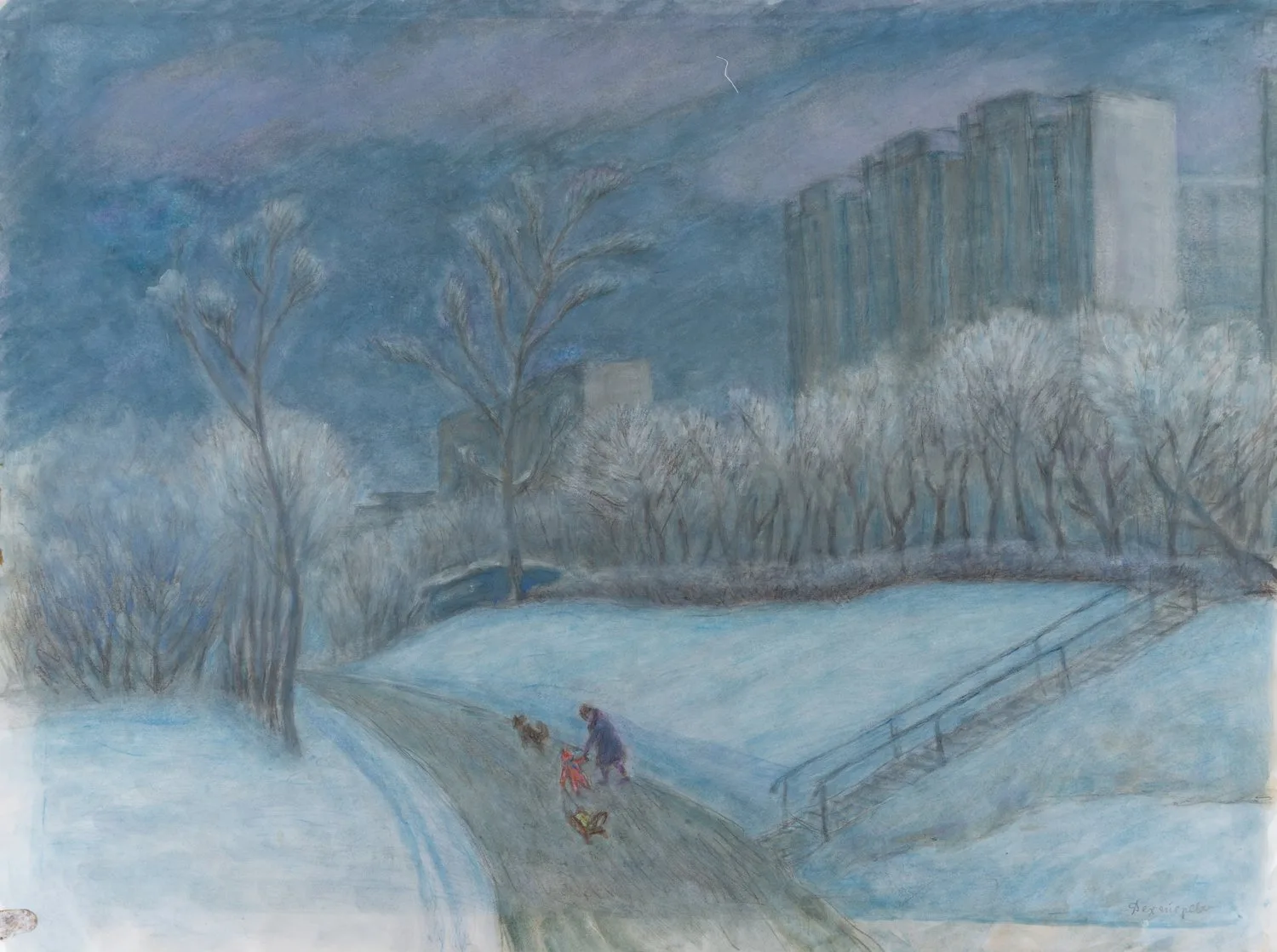 Дехтерева Татьяна Александровна. Иней. 2010.