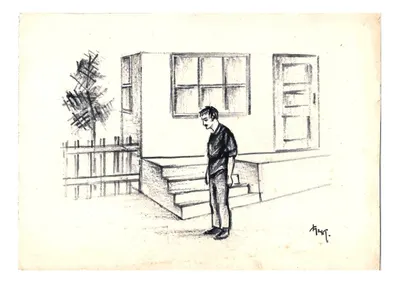 (Ученик А.В. Лентулова, соавтор С.М. Эйзенштейна). Никитин Леонид Александрович. 5 эскизов (костюмы и мизансцены) к спектаклю «Жизнь приказывает». 1928.
