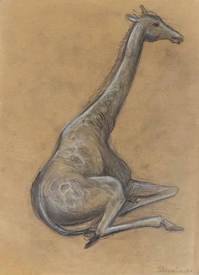 Штейман Алексей Георгиевич. Жираф. 1960-е - 1970-е годы.