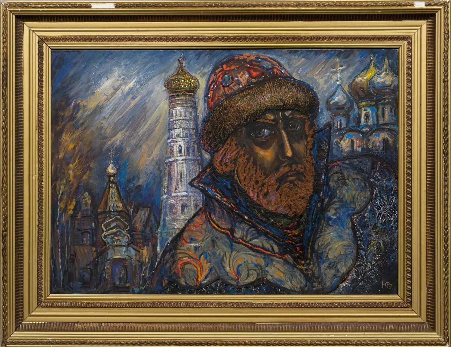 Гусев Юрий Александрович. Сомнения. Из цикла ""Русь"". 1986.